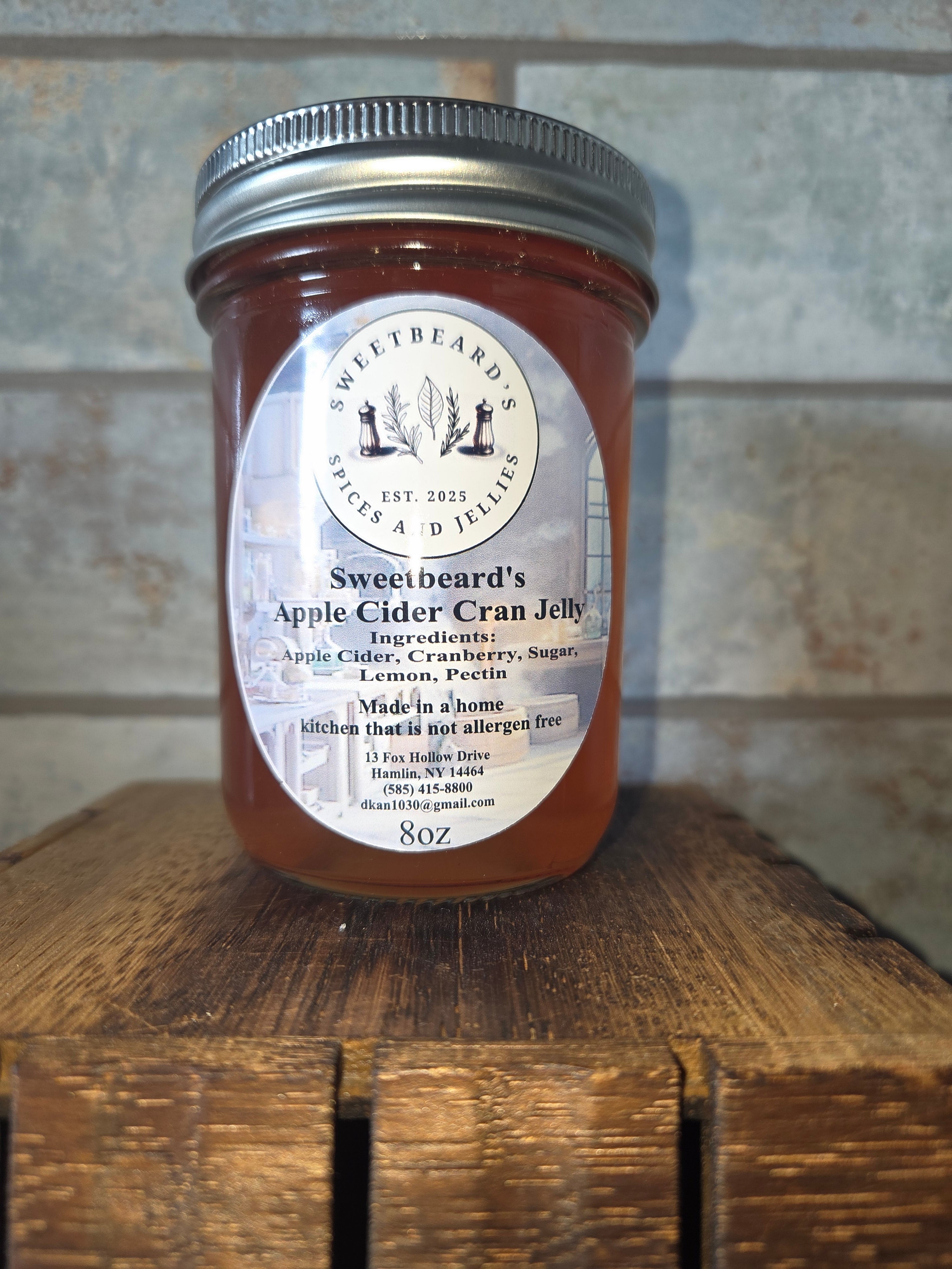 Sweetbeard's Apple Cider-Cran Jelly