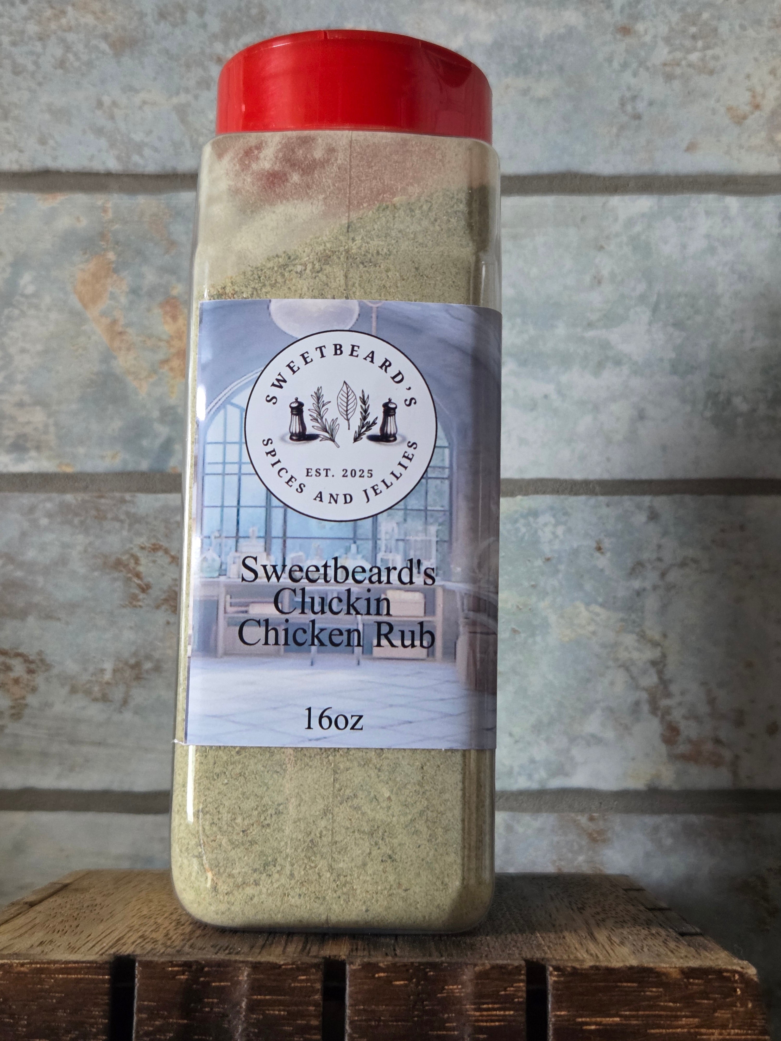 Sweetbeard's Cluckin Chicken Rub (16 oz)