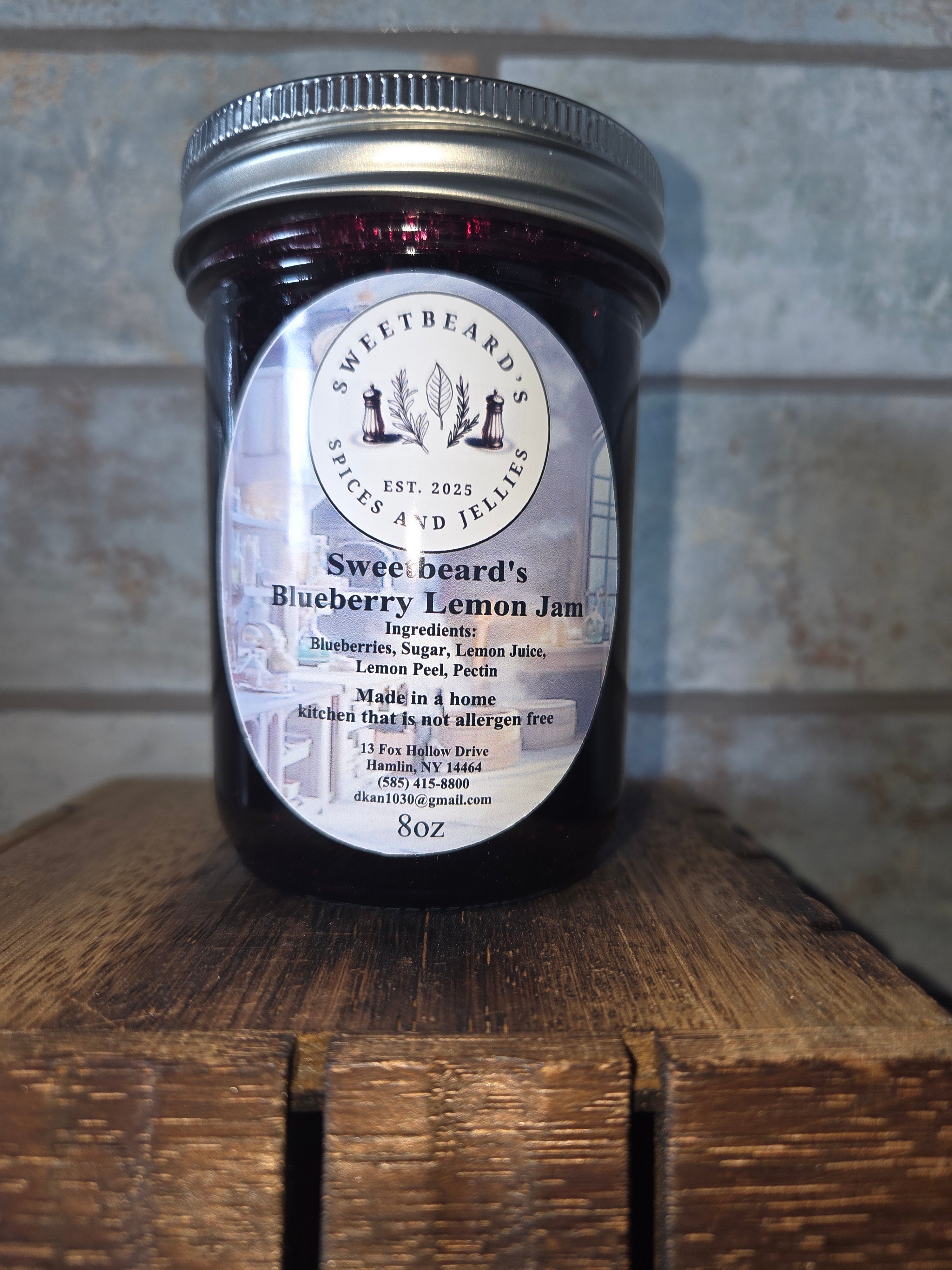 Sweetbeard's Blueberry Lemon Jam
